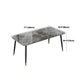 Rectangle Dining Table Set 1/2/5/7 Pieces Modern Indoor Dinette Set in Grey Clearhalo 'Dining Room Sets' 'Dining Tables & Seating' 'dining_room_set' 'furn' 'furn_dining_room_set' 'Furniture' 'Kitchen & Dining Furniture' 5371706