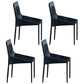 Designer Style Home Table and Chair Set 1/4/5/7 Pieces Extensible Dining Table Set 4 Blue Chairs Clearhalo 'Dining Room Sets' 'Dining Tables & Seating' 'dining_room_set' 'furn' 'furn_dining_room_set' 'Furniture' 'Kitchen & Dining Furniture' 5371730
