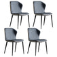 Contemporary Sintered Stone Rectangle Table Set 1/3/4/5/7 Pieces Dining Set 4 Blue Chairs Clearhalo 'Dining Room Sets' 'Dining Tables & Seating' 'dining_room_set' 'furn' 'furn_dining_room_set' 'Furniture' 'Kitchen & Dining Furniture' 5371771