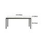 Contemporary Sintered Stone Rectangle Table Set 1/3/4/5/7 Pieces Dining Set Clearhalo 'Dining Room Sets' 'Dining Tables & Seating' 'dining_room_set' 'furn' 'furn_dining_room_set' 'Furniture' 'Kitchen & Dining Furniture' 5371785