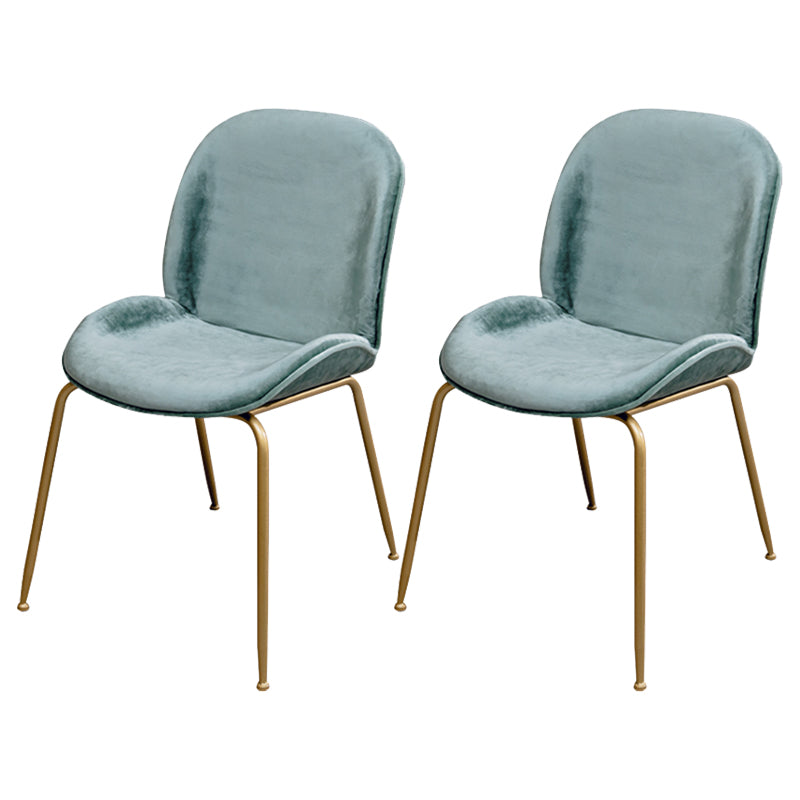Contemporary Rectangle Dinette Set 1/2/4/5/7 Pieces White Marble Dining Table Set 2 Green Chairs Clearhalo 'Dining Room Sets' 'Dining Tables & Seating' 'dining_room_set' 'furn' 'furn_dining_room_set' 'Furniture' 'Kitchen & Dining Furniture' 5371788