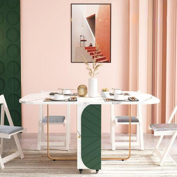 29.3 "Simplicity Style Furniture Ovaal vouwmachines Tabel (alleen tafel)