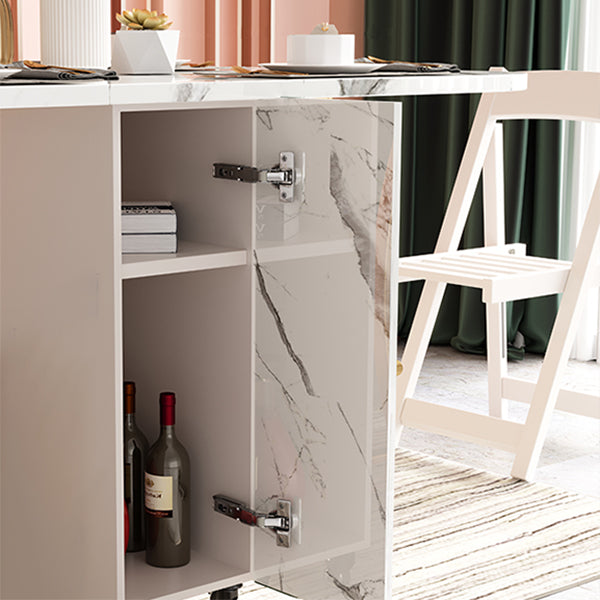 29.3 "Simplicity Style Furniture Ovaal vouwmachines Tabel (alleen tafel)