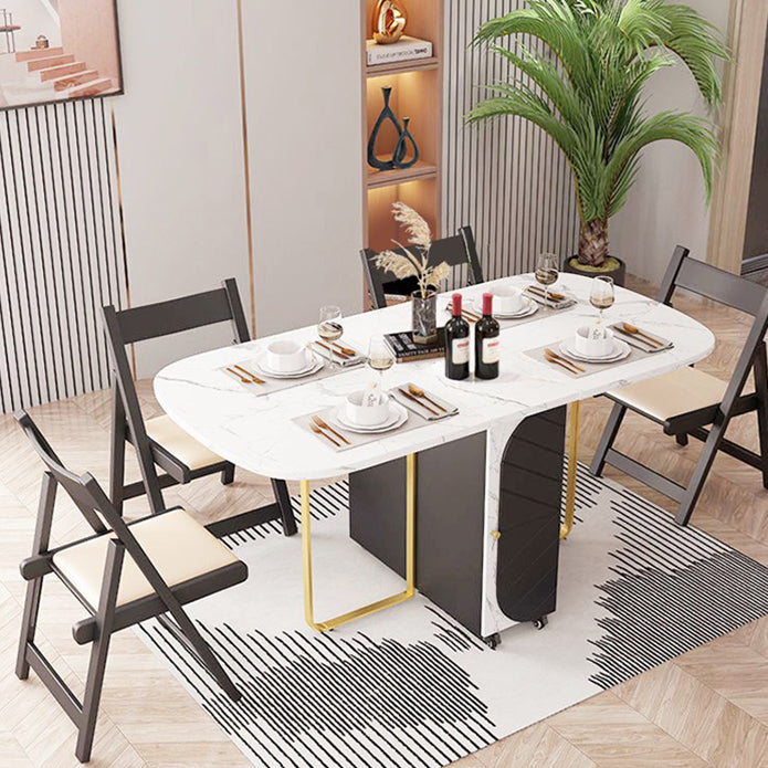 29.3 "Simplicity Style Furniture Ovaal vouwmachines Tabel (alleen tafel)