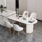 Sintered Stone Dining Table Traditional Luxury Table for Kitchen