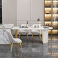 Sintered Stone Dining Table Traditional Luxury Table for Kitchen