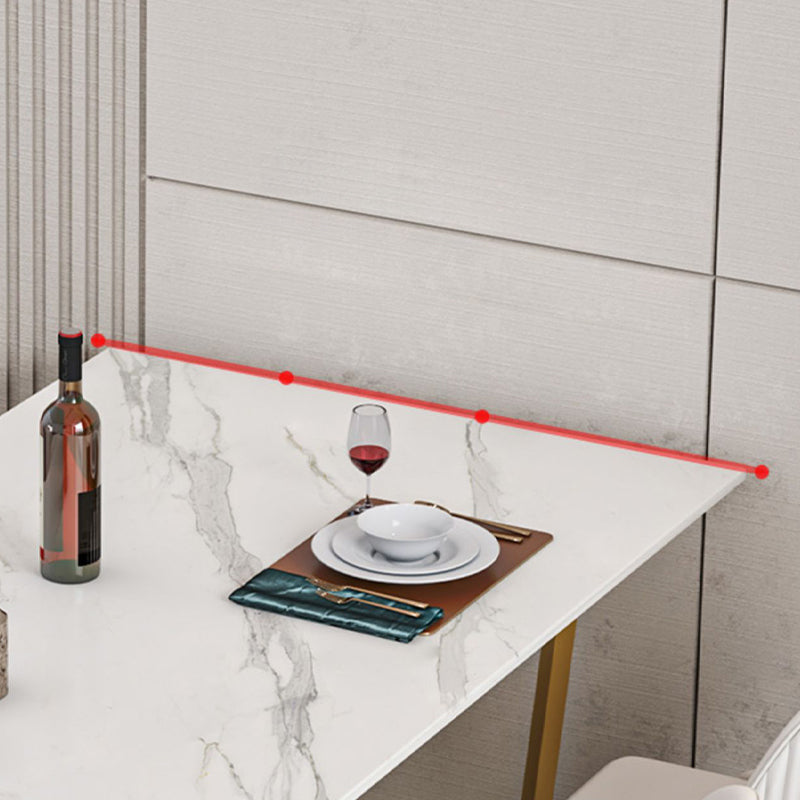 Sintered Stone Dining Table Traditional Luxury Table for Kitchen