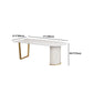 Sintered Stone Dining Table Traditional Luxury Table for Kitchen