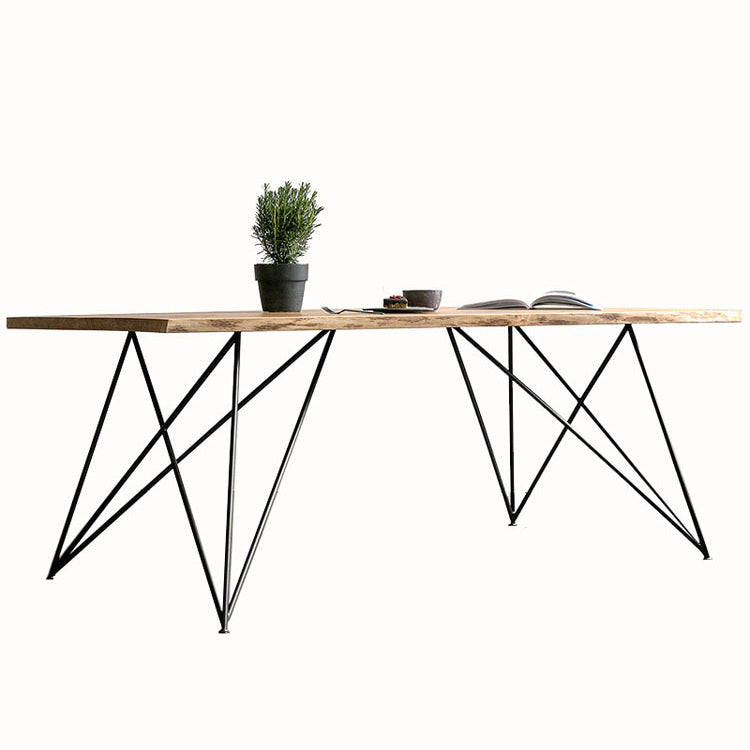 Tableau de restauration à table de luxe traditionnelle en bois pour cuisine