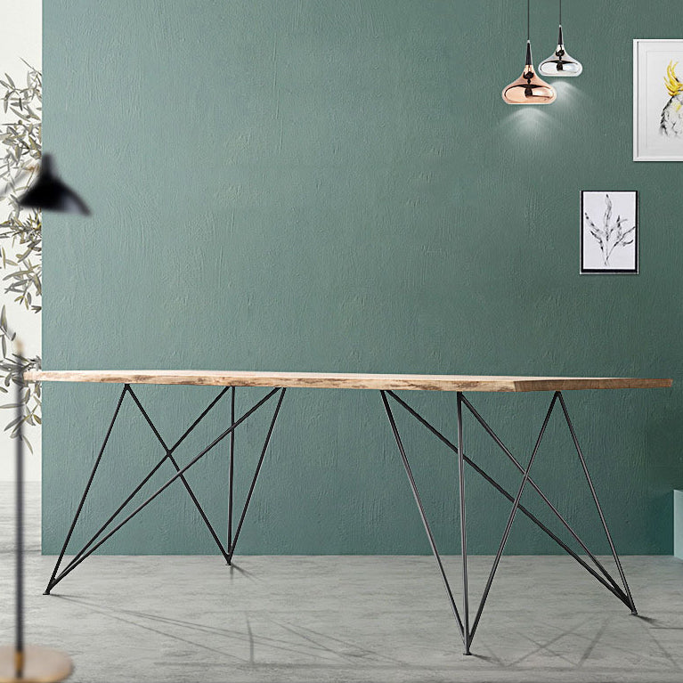 Tableau de restauration à table de luxe traditionnelle en bois pour cuisine