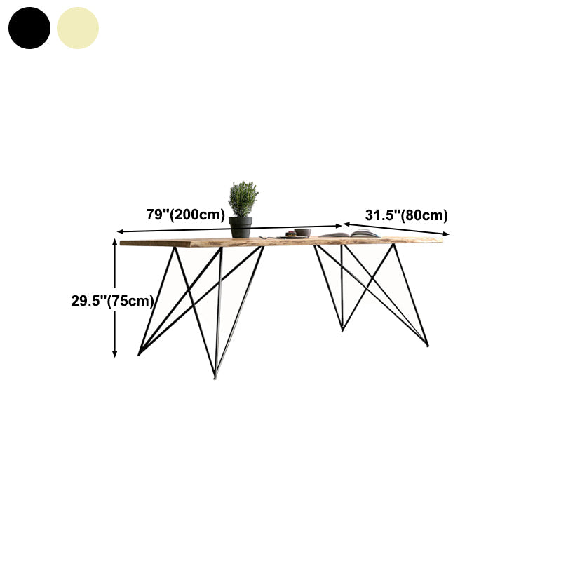Tableau de restauration à table de luxe traditionnelle en bois pour cuisine