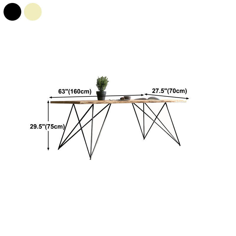Tableau de restauration à table de luxe traditionnelle en bois pour cuisine