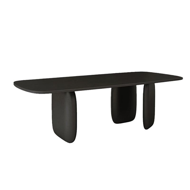 Table à manger en bois massif table de restauration de style contemporain pour la cuisine maison