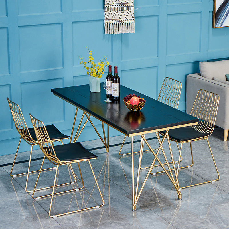 Traditionele luxe eettafel wit in marmer rechthoek eettafel voor keuken