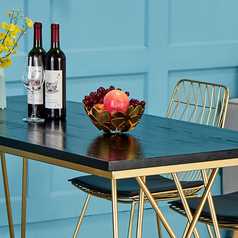 Traditionele luxe eettafel wit in marmer rechthoek eettafel voor keuken