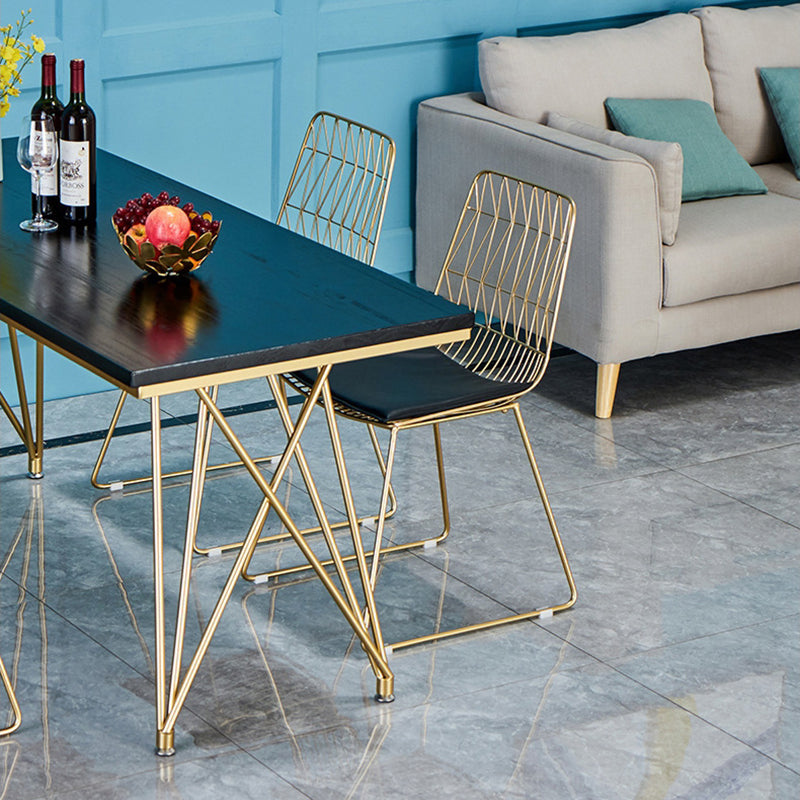 Traditionele luxe eettafel wit in marmer rechthoek eettafel voor keuken