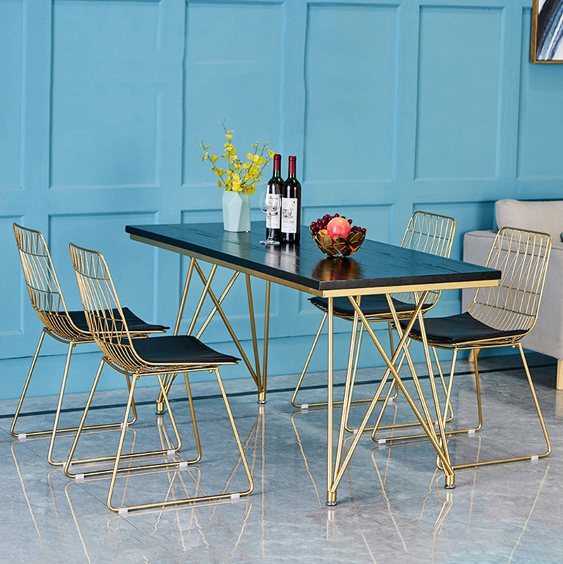 Traditionele luxe eettafel wit in marmer rechthoek eettafel voor keuken