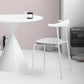 Glam Style Dining Side Chair Open Back Indoor Armless Dining Chair