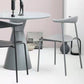 Glam Style Dining Side Chair Open Back Indoor Armless Dining Chair