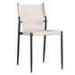 Modern Style Metal Chairs Armless Chair for Kitchen with Metal Legs