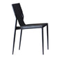 Modern Style Metal Chairs Armless Chair for Kitchen with Metal Legs