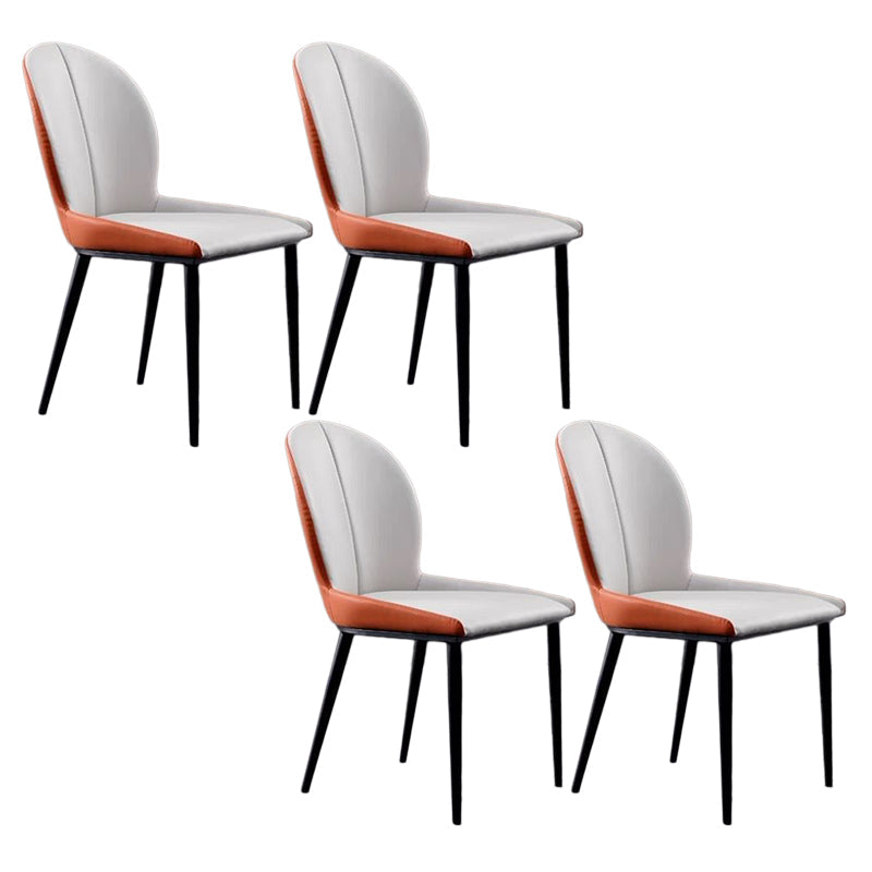 金属製の脚のキッチン用の現代的なスタイルの椅子アームチェア