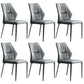 Contemporary Style Chair Armless Chairs for Kitchen with Metal Legs