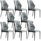 Contemporary Style Chair Armless Chairs for Kitchen with Metal Legs