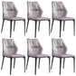 Contemporary Style Chair Armless Chairs for Kitchen with Metal Legs