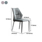Contemporary Style Chair Armless Chairs for Kitchen with Metal Legs