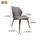 Contemporary Style Chair Armless Chair for Kitchen with Metal Legs