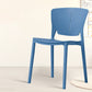 Sillas de estilo contemporáneo silla sin brazo para cocina con patas de plástico