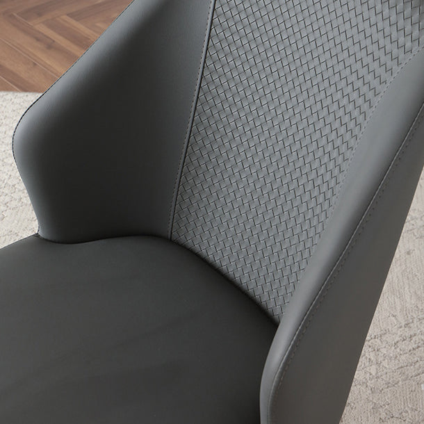 Silla contemporánea sillas laterales de viento sin brazo para la cocina con patas de metal