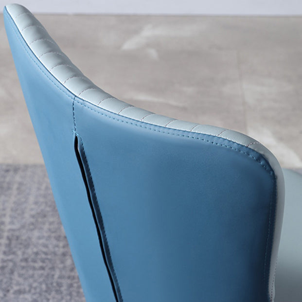 金属製の脚のキッチン用の現代の椅子アームレスサイドチェア