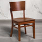 Contemporary Style Chairs Armless Chair for Kitchen with Wood Legs