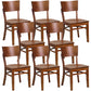 Contemporary Style Chairs Armless Chair for Kitchen with Wood Legs