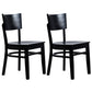 Contemporary Style Chairs Armless Chair for Kitchen with Wood Legs