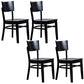 Contemporary Style Chairs Armless Chair for Kitchen with Wood Legs