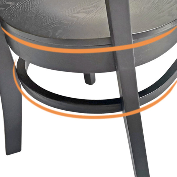 Contemporary Style Chairs Armless Chair for Kitchen with Wood Legs