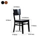 Contemporary Style Chairs Armless Chair for Kitchen with Wood Legs