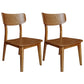 Contemporary Style Chair Armless Chair for Kitchen with Wood Legs