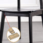 Contemporary Style Chair Armless Chair for Kitchen with Wood Legs