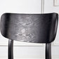 Contemporary Style Chair Armless Chair for Kitchen with Wood Legs