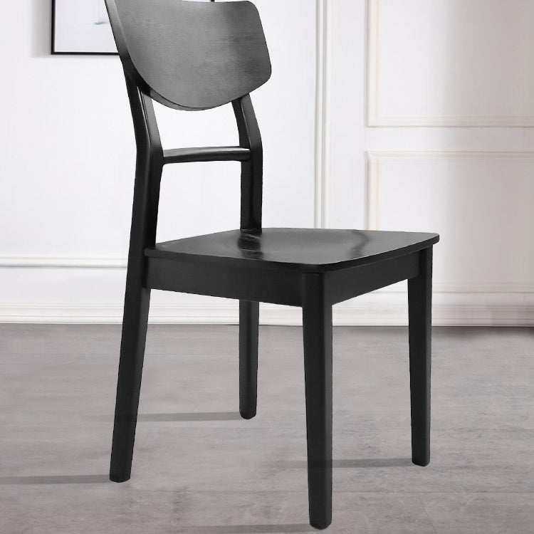 Contemporary Style Chair Armless Chairs for Kitchen with Wood Legs Clearhalo 'Dining Chairs' 'Dining Tables & Seating' 'dining_chair' 'furn' 'furn_dining_chair' 'Furniture' 'Kitchen & Dining Furniture' 5372424