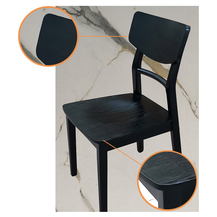Contemporary Style Chair Armless Chairs for Kitchen with Wood Legs Clearhalo 'Dining Chairs' 'Dining Tables & Seating' 'dining_chair' 'furn' 'furn_dining_chair' 'Furniture' 'Kitchen & Dining Furniture' 5372439
