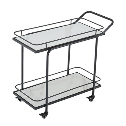 27.55" High Rolling Contemporary Prep Table Stone Prep Table for Restaurant