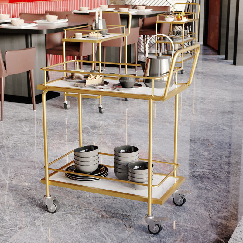 33.86"H Rolling Modern Prep Table Metal Prep Table for Home Use Clearhalo 'furn' 'furn_kitchen_islands_carts' 'Furniture' 'Kitchen & Dining Furniture' 'Kitchen Islands & Carts' 'kitchen_islands_carts' 5372632
