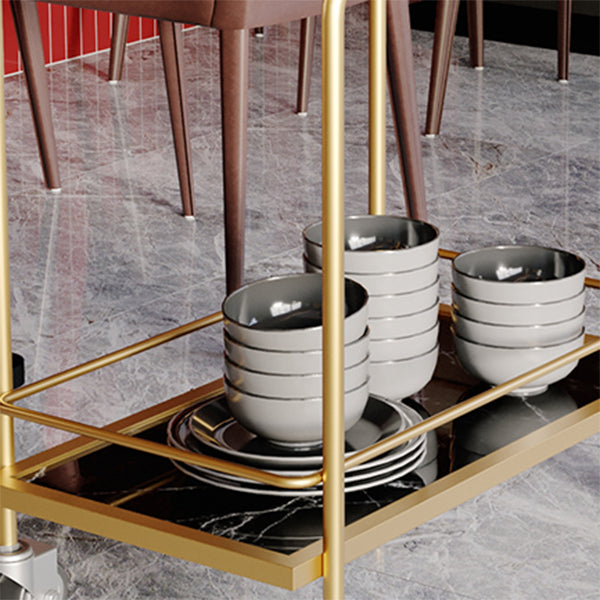 33.86"H Rolling Modern Prep Table Metal Prep Table for Home Use Clearhalo 'furn' 'furn_kitchen_islands_carts' 'Furniture' 'Kitchen & Dining Furniture' 'Kitchen Islands & Carts' 'kitchen_islands_carts' 5372643