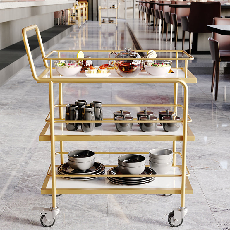33.86"H Rolling Modern Prep Table Metal Prep Table for Home Use Clearhalo 'furn' 'furn_kitchen_islands_carts' 'Furniture' 'Kitchen & Dining Furniture' 'Kitchen Islands & Carts' 'kitchen_islands_carts' 5372648