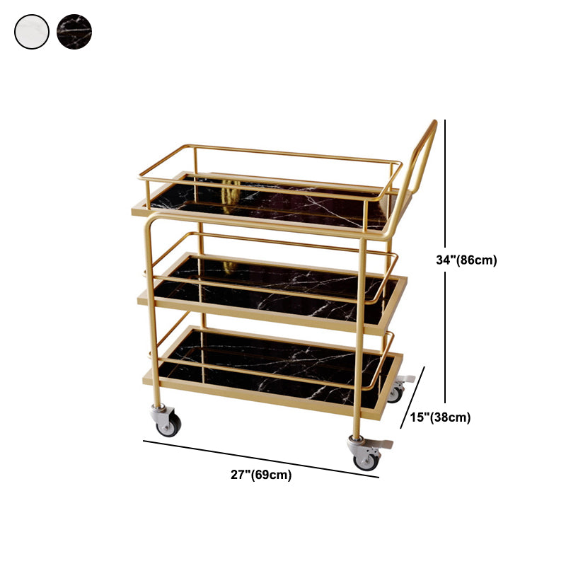 33.86"H Rolling Modern Prep Table Metal Prep Table for Home Use Clearhalo 'furn' 'furn_kitchen_islands_carts' 'Furniture' 'Kitchen & Dining Furniture' 'Kitchen Islands & Carts' 'kitchen_islands_carts' 5372650